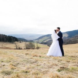 Fun + Romantic wedding session in the Mountains.